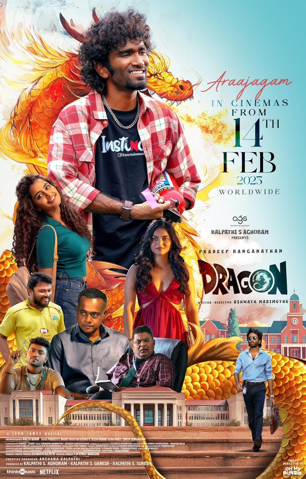 Free Dragon (2025) (Hindi + Tamil) Daul Audio UnCut South Movie HD ESub – Movies4u